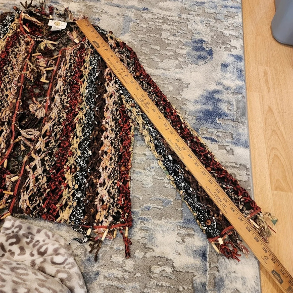 Sandy Starkman vintage shaggy cardigan jacket - Picture 15 of 16